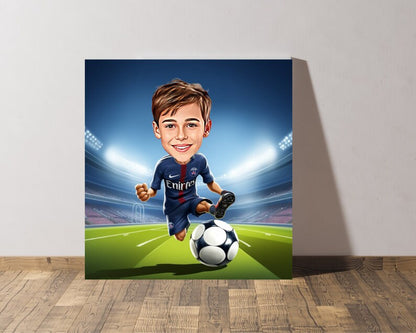 Personalised PSG Caricature
