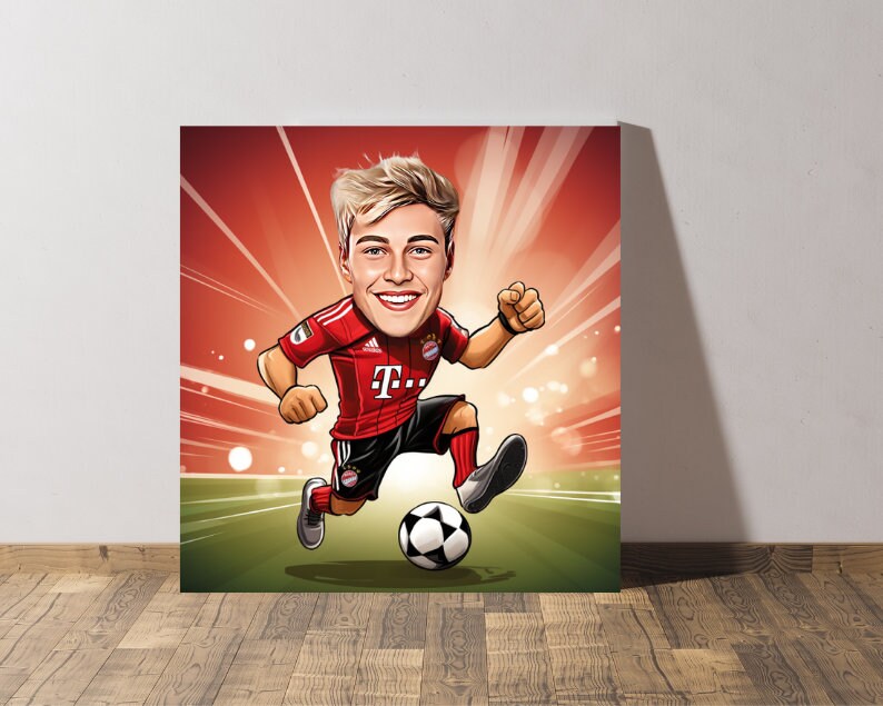 Personalised Bayern Munich Caricature