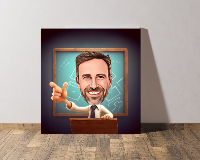 Personalised Teacher Caricature
