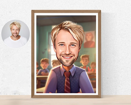 Personalised Teacher Caricature