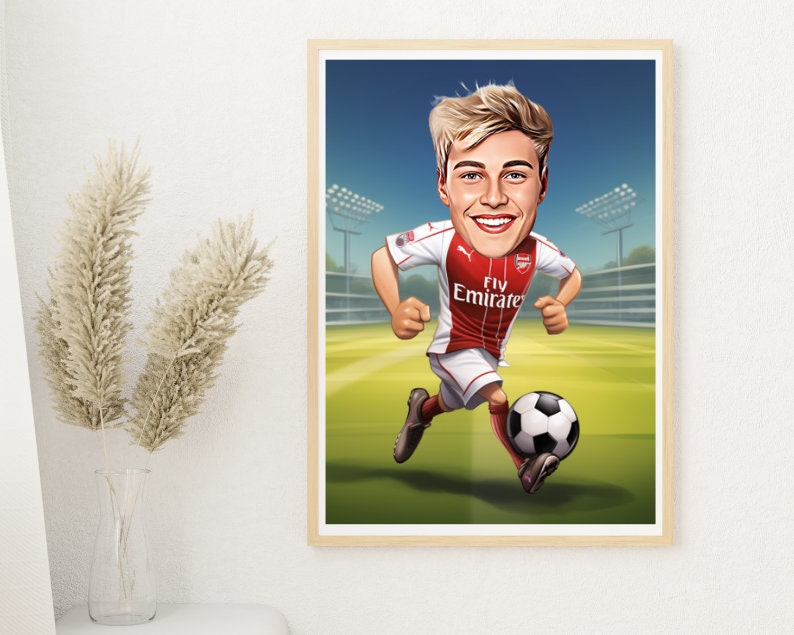 Personalised Arsenal Caricature