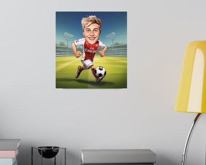 Personalised Arsenal Caricature