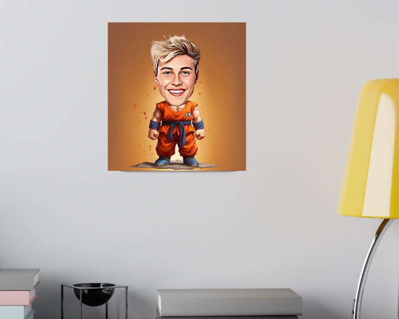 Personalised Dragon Ball Caricature
