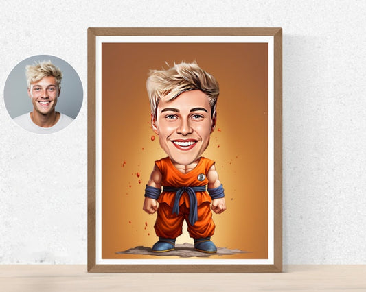 Personalised Dragon Ball Caricature