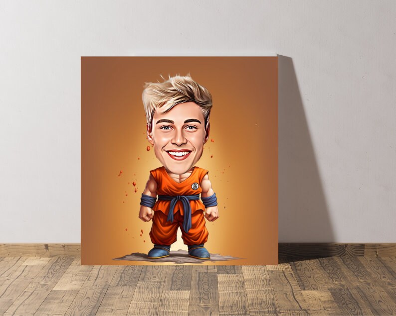 Personalised Dragon Ball Caricature