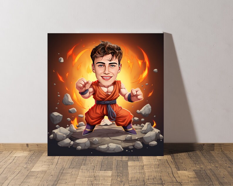 Personalised Dragon Ball Caricature