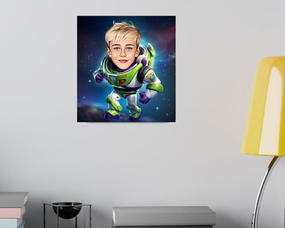 Personalised Buzz Light Year Caricature
