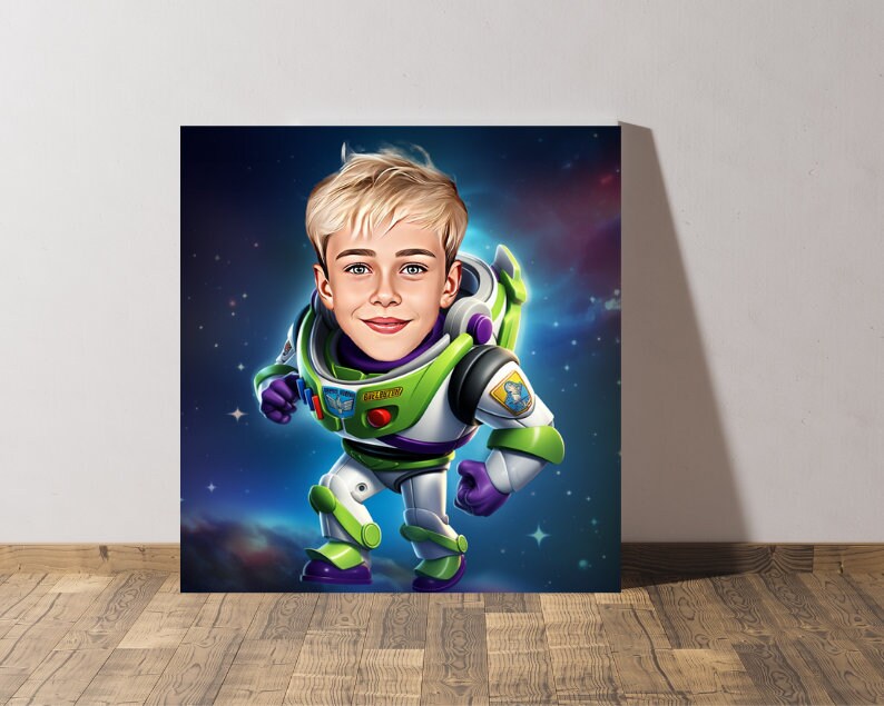 Personalised Buzz Light Year Caricature