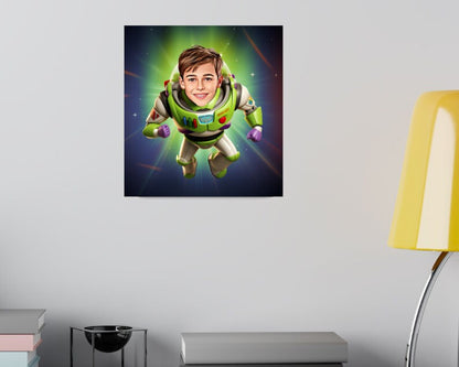 Personalised Buzz Light year Caricature