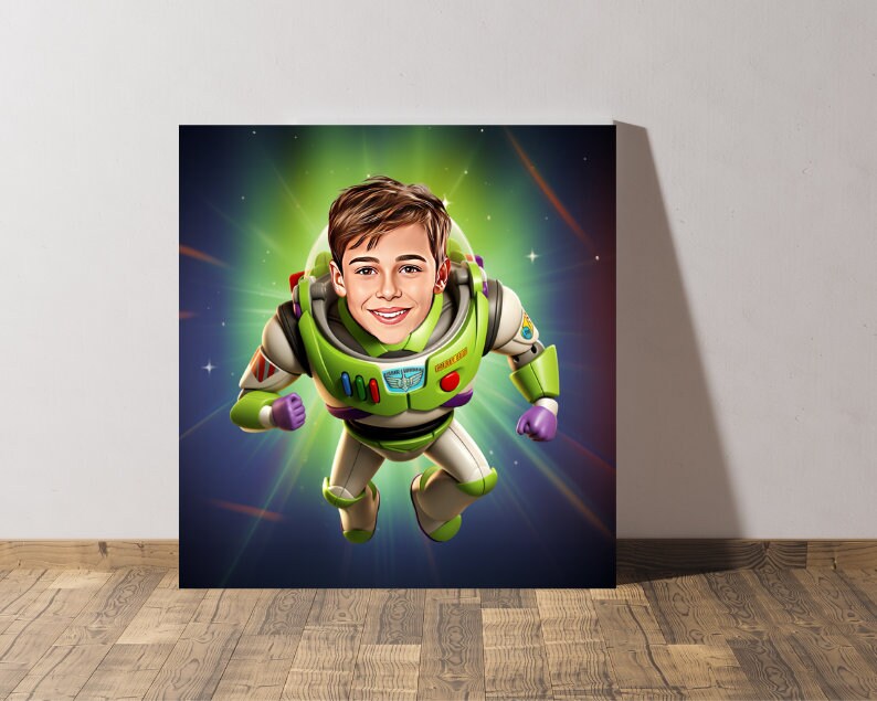 Personalised Buzz Light year Caricature