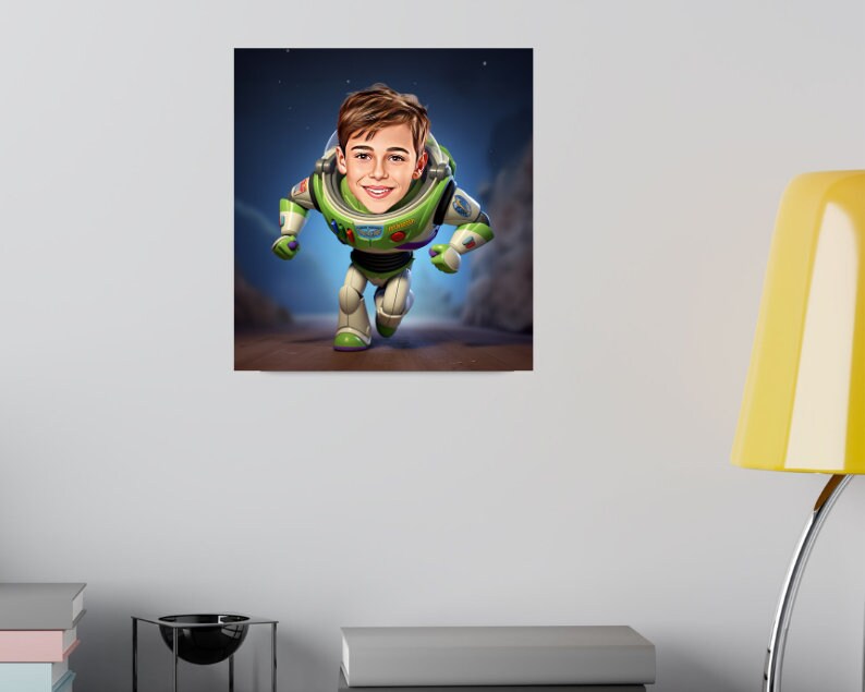 Personalised Buzz Lightyear Caricature