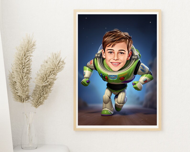 Personalised Buzz Lightyear Caricature