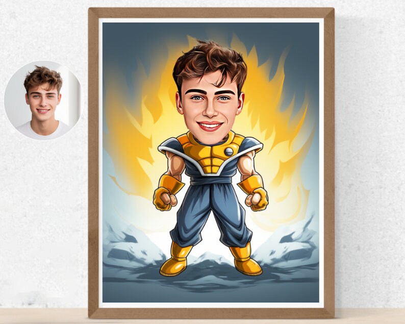 Personalised Dragon Ball Caricature