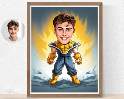 Personalised Dragon Ball Caricature