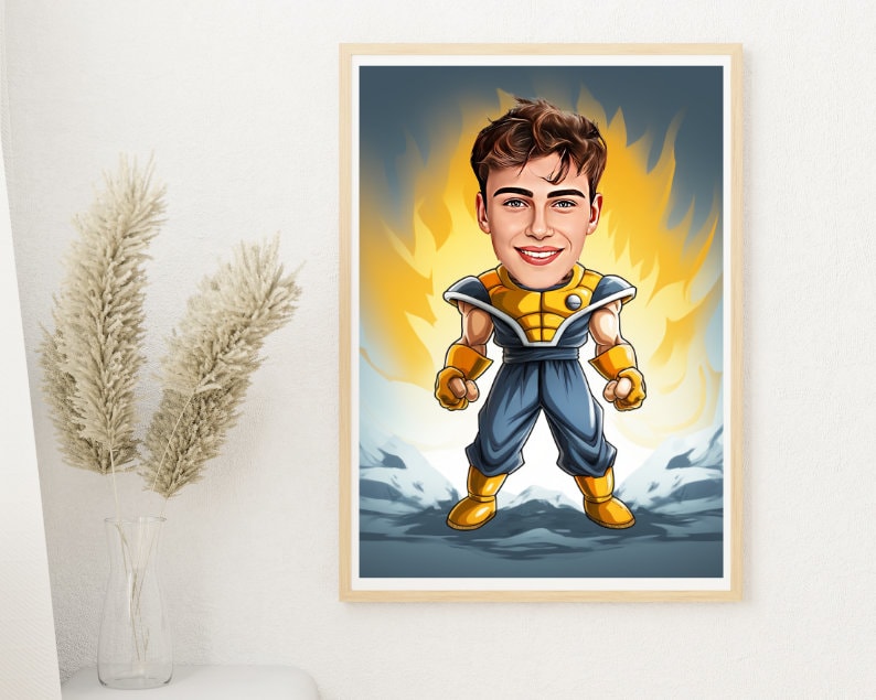 Personalised Dragon Ball Caricature