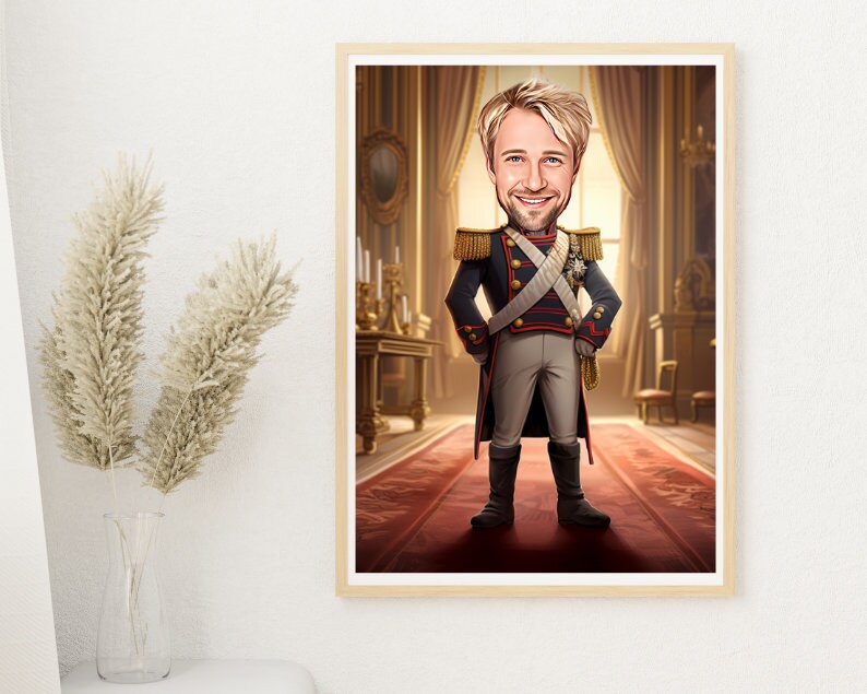 Personalised Napoleon Caricature