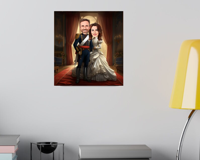 Personalised Royal Family Caricature