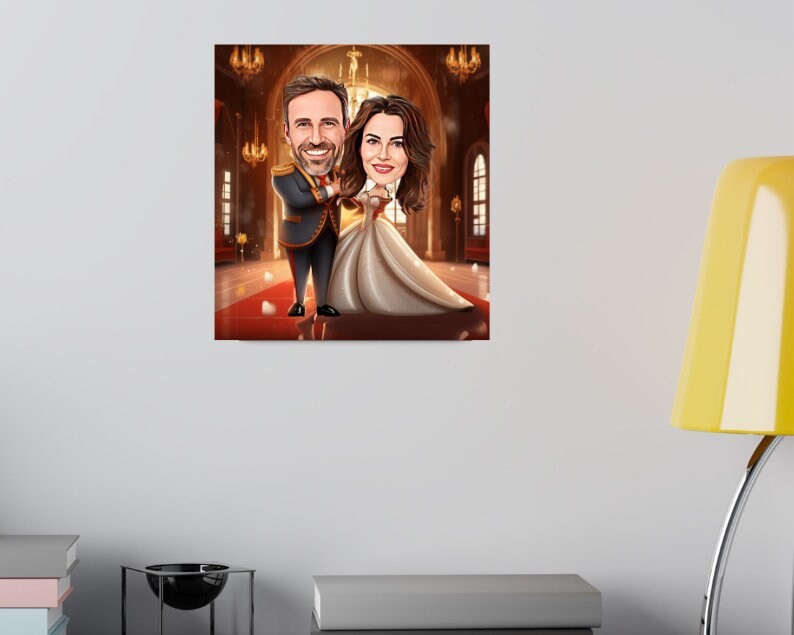 Personalised Couple Caricature
