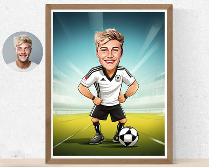 Personalised Germany Caricature
