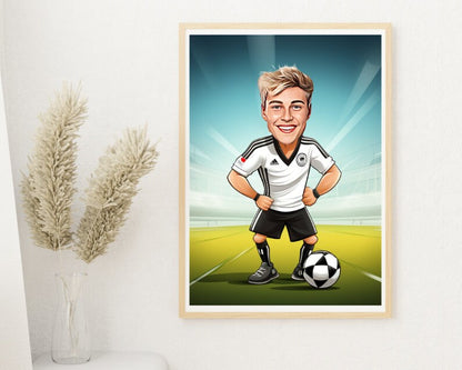 Personalised Germany Caricature