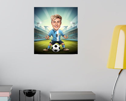 Personalised Argentina Caricature