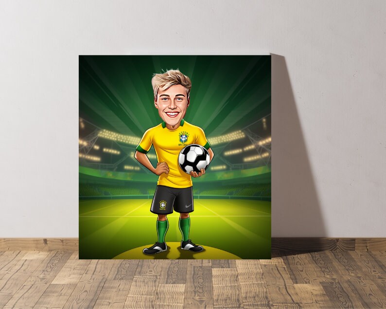 Personalised Brazil Caricature