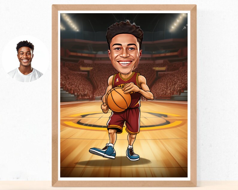 Personalised Cleveland Caricature