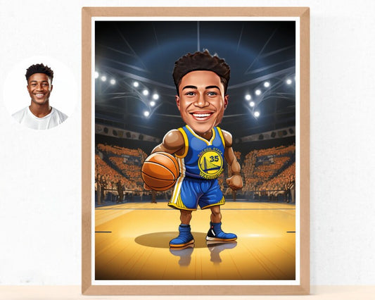 Personalised Golden State Caricature