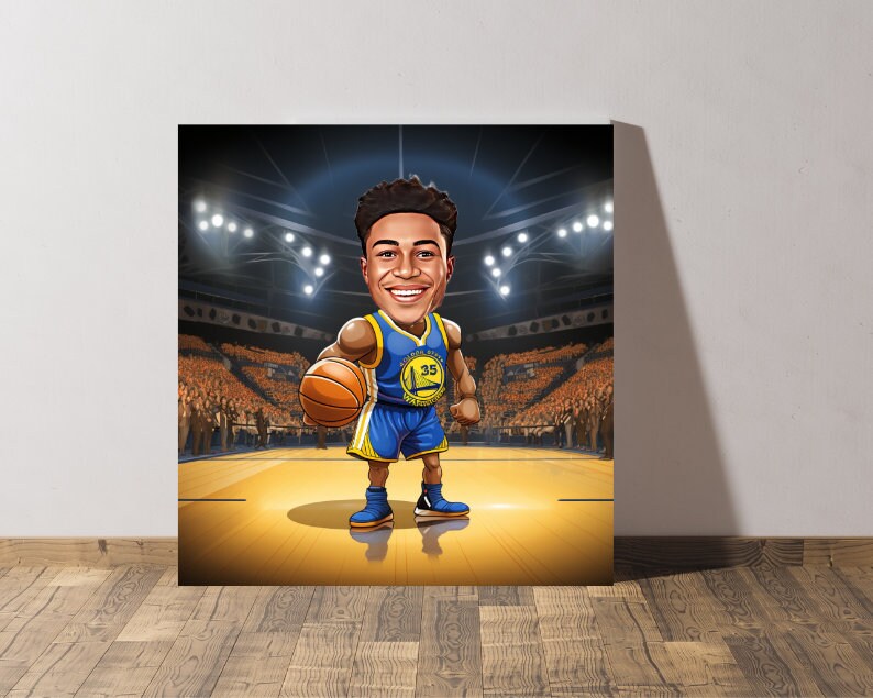 Personalised Golden State Caricature