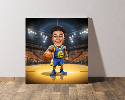 Personalised Golden State Caricature