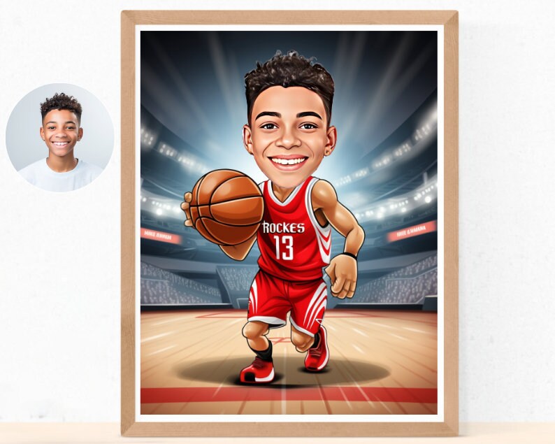 Personalised Houston Caricature