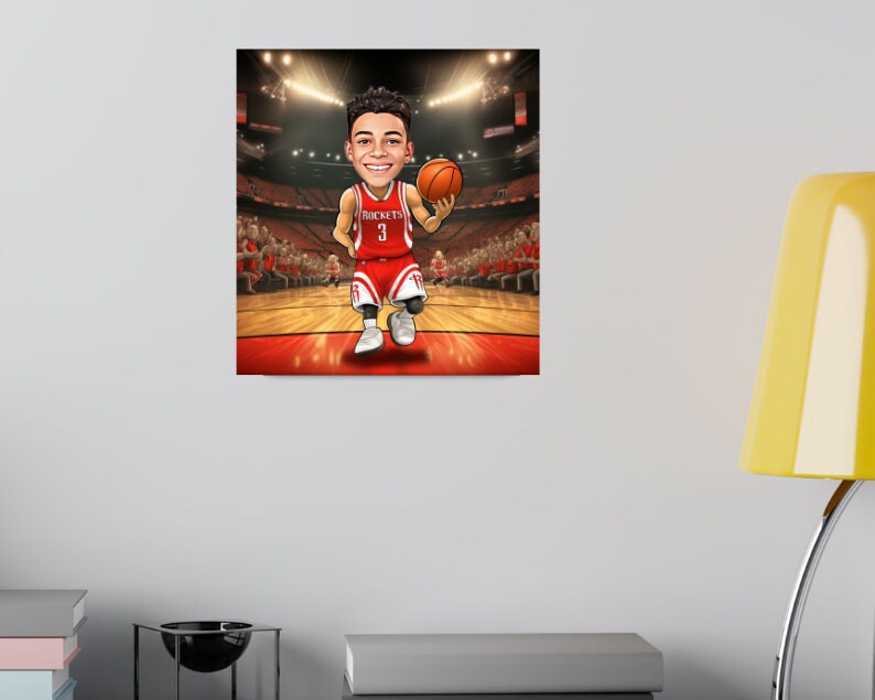 Personalised Houston Caricature