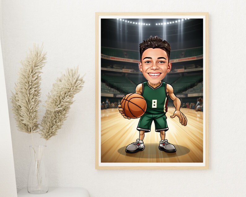 Personalised Bucks Caricature