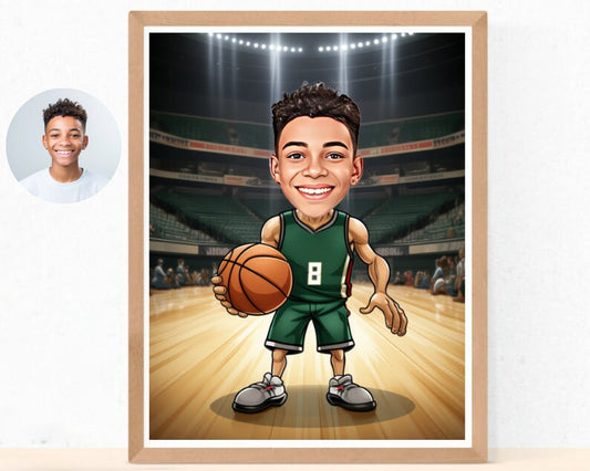 Personalised Bucks Caricature