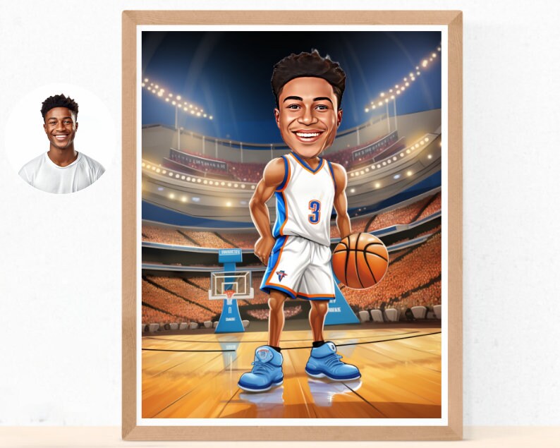 Personalised Thunders Caricature