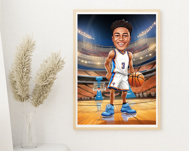 Personalised Thunders Caricature