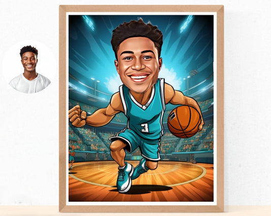 Personalised Hornets Caricature