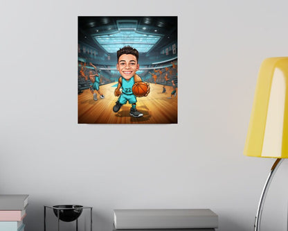 Personalised Hornets Caricature