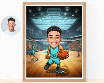 Personalised Hornets Caricature