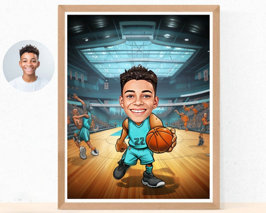 Personalised Hornets Caricature