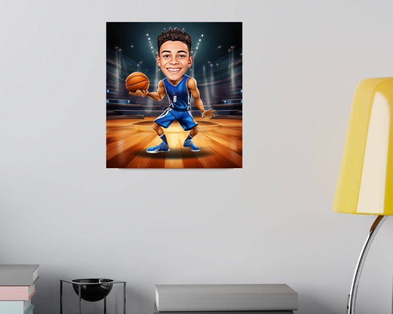 Personalised Mavericks Caricature