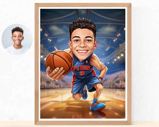 Personalised Pistons Caricature