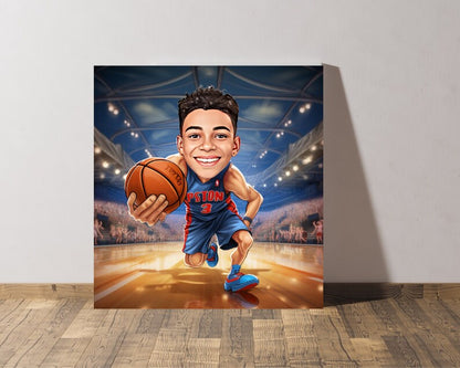 Personalised Pistons Caricature