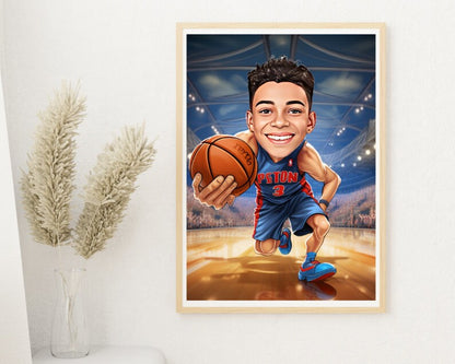 Personalised Pistons Caricature