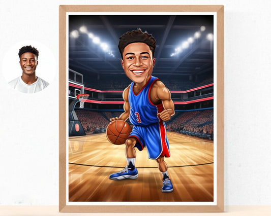 Personalised Pistons Caricature