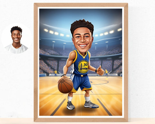Personalised Warriors Caricature
