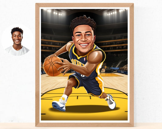 Personalised Indiana Caricature