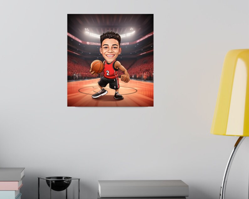 Personalised Raptors Caricature