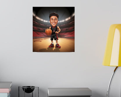 Personalised Raptors Caricature
