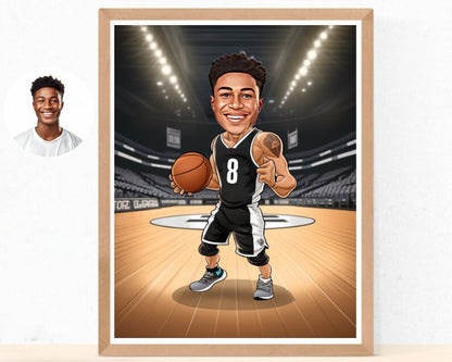 Personalised Brooklyn Caricature